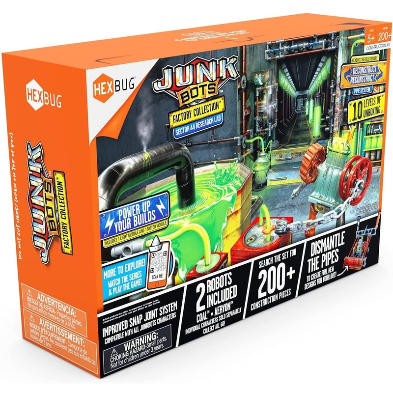 Hexbug Junkbots Small Factory Habitat – Sector 44 Research Lab