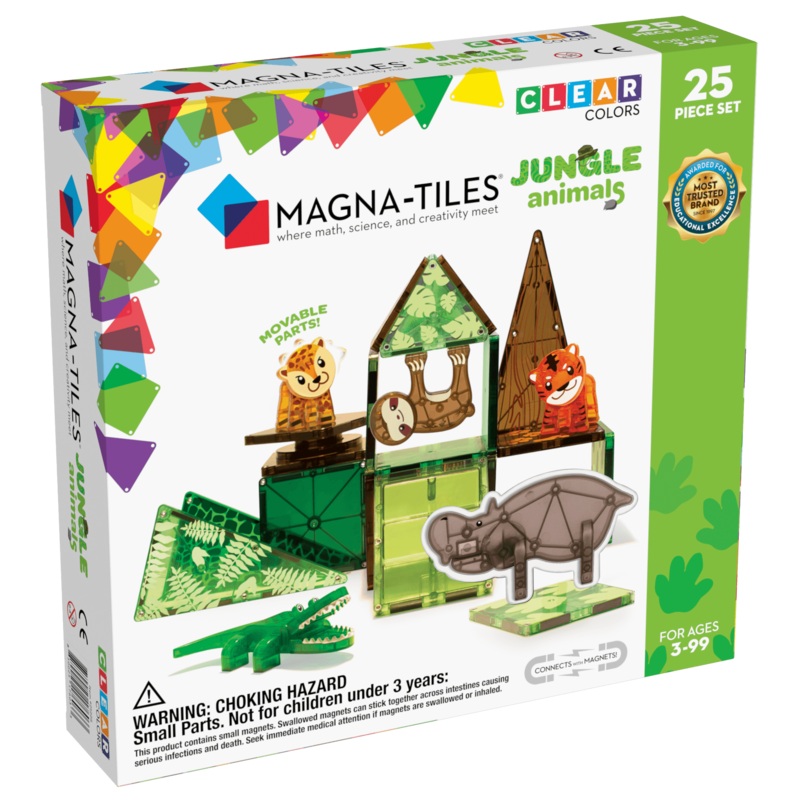 Magna-Tiles Jungle Animals 25 Piece Set