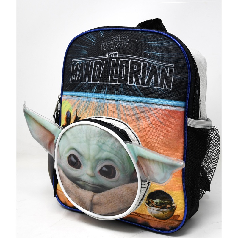 Star Wars The Child Baby Yoda 11 Mini Backpack with Head