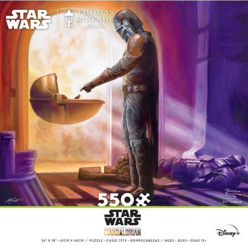 Thomas Kinkade Star Wars: The Mandalorian – Turning Point – 550 Piece Puzzle
