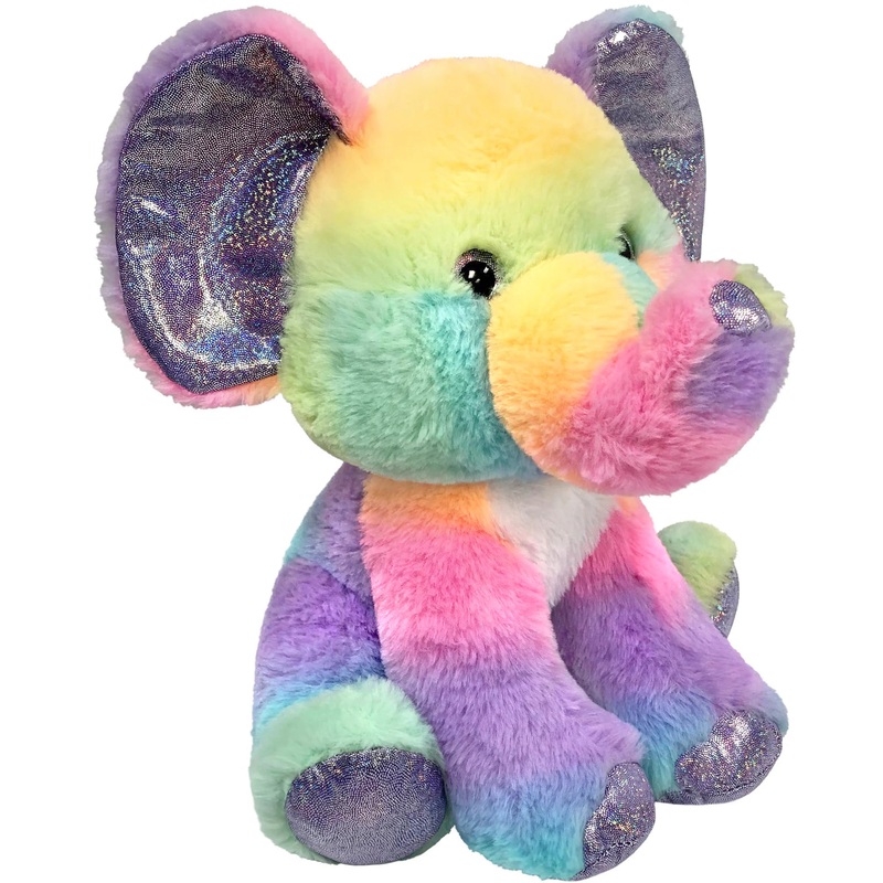 10.5 Rainbow Sherbet Sitting Elephant