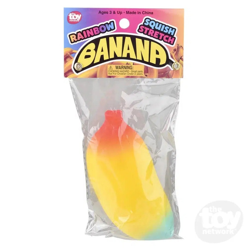 4.75 Stretch And Squeeze Rainbow Banana