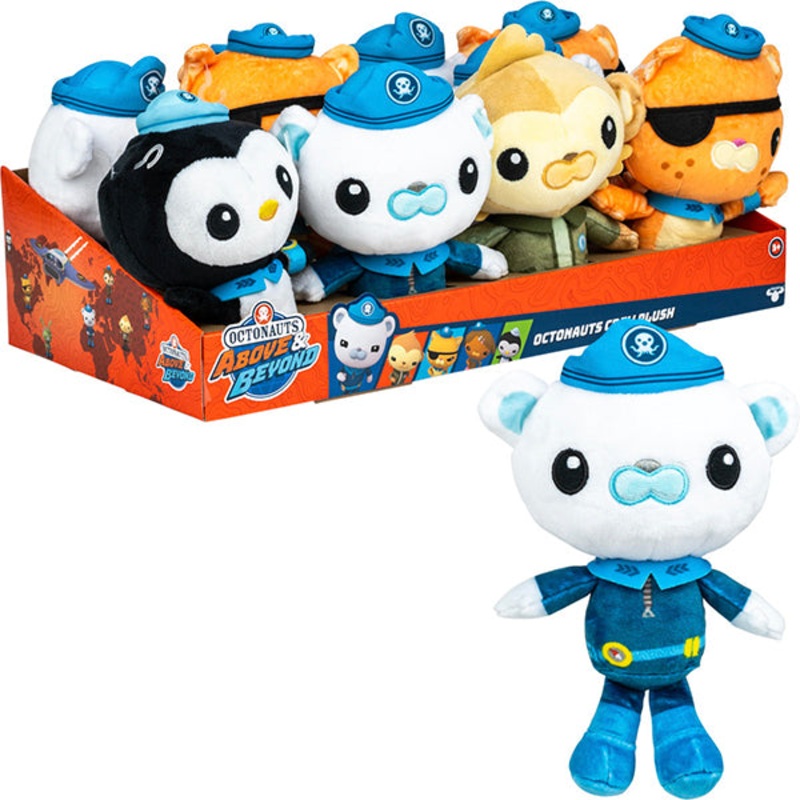 8 Octonauts Plush Assorted Styles