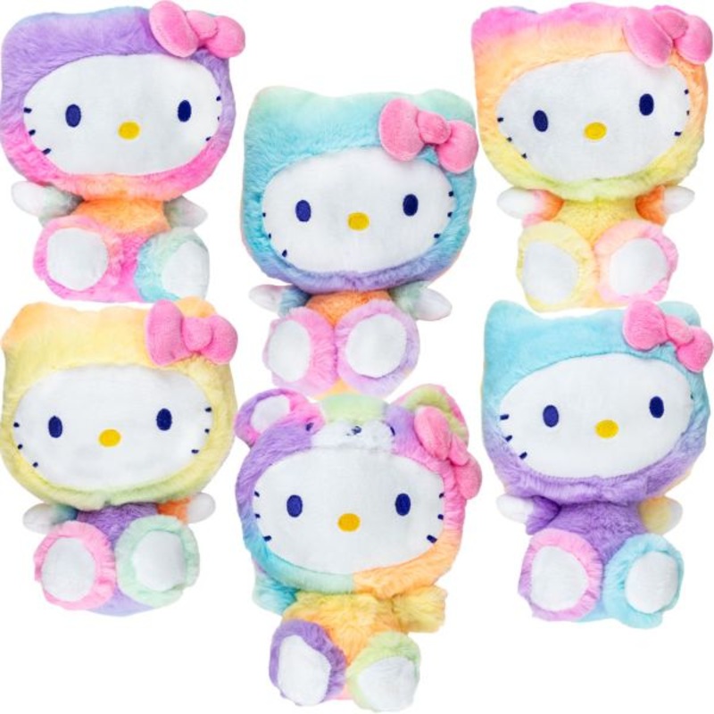 9.5 Hello Kitty Rainbow Sherbet Plush Assorted Styles