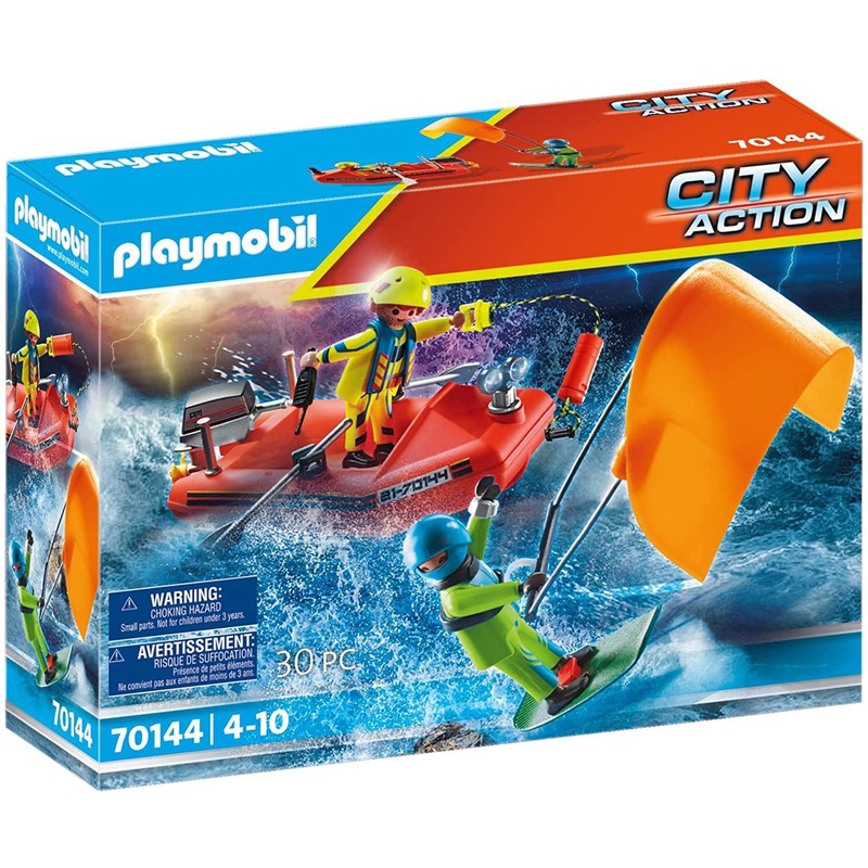 City Action – Kitesurfer Rescue With Speedboat