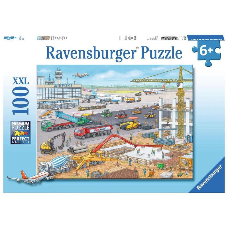 Construction At The Airport – 100 Piece Puzzle