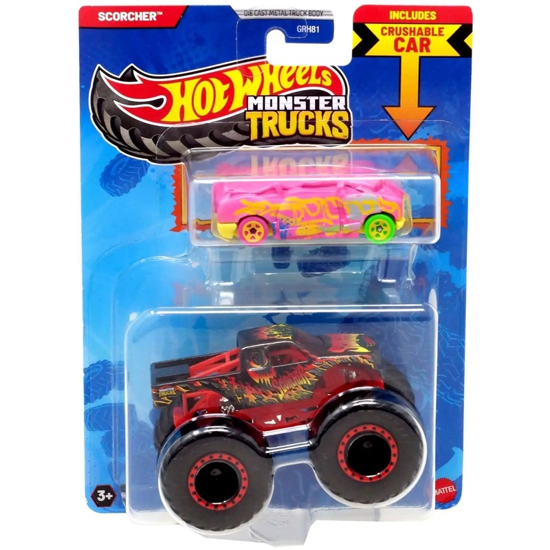HOT WHEELS Monster Truck plus Car – Scorcher