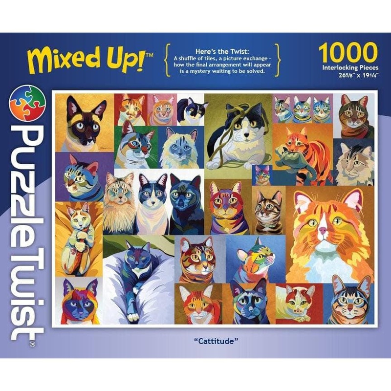 Puzzle Twist – Cattitude – 1,000 Piece
