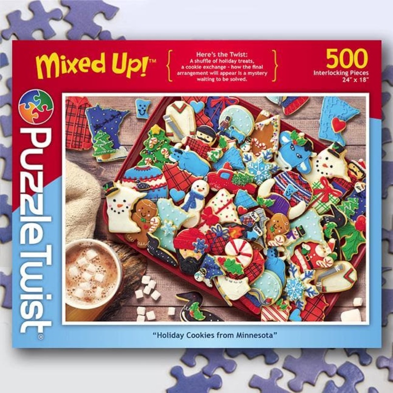 Puzzle Twist – Holiday Cookies from Minnesota – 500 Piece Puzzle