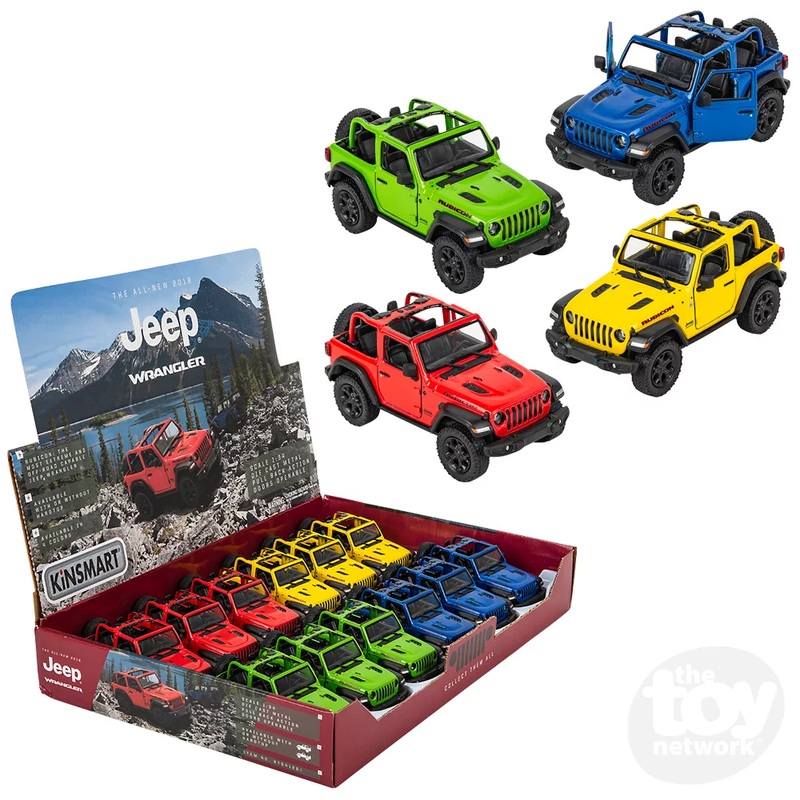 5 Diecast 2018 Jeep Wrangler Open Top Or Hard Top