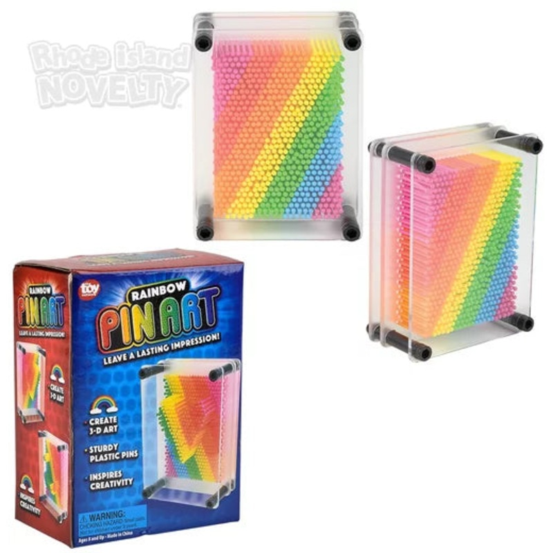 5 Rainbow Pin Art Game