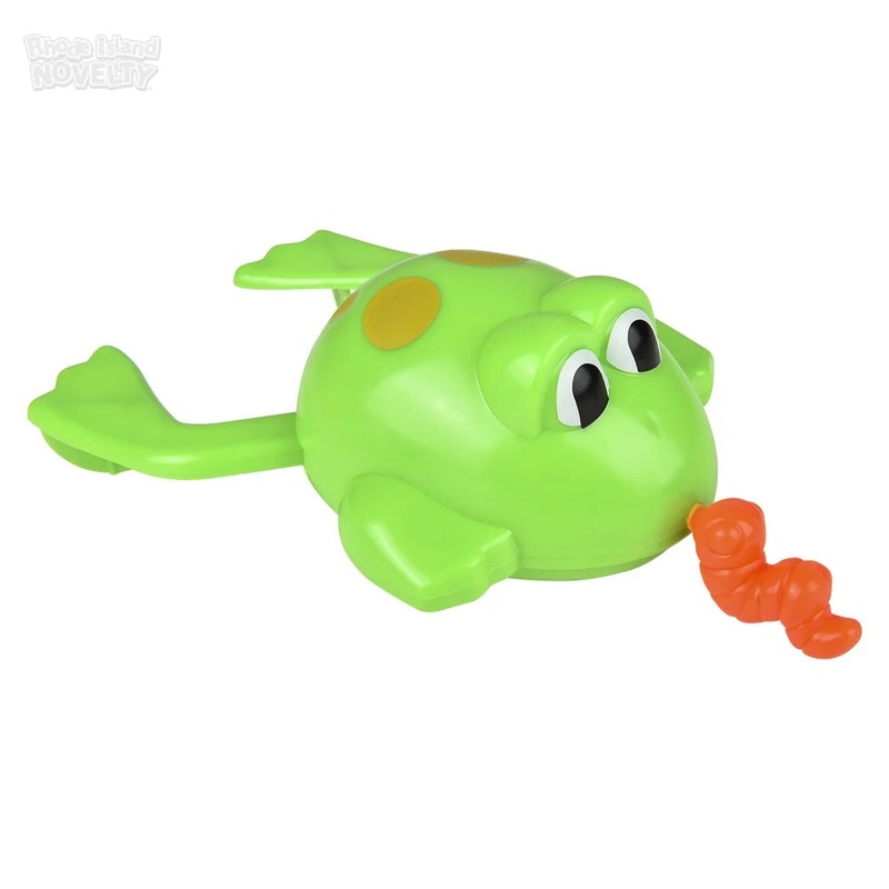 6.5 Pull-String Frog Bath Toy
