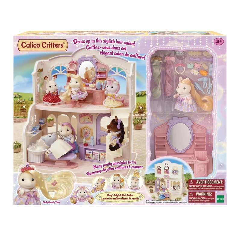 Calico Critters Pony’s Stylish Hair Salon