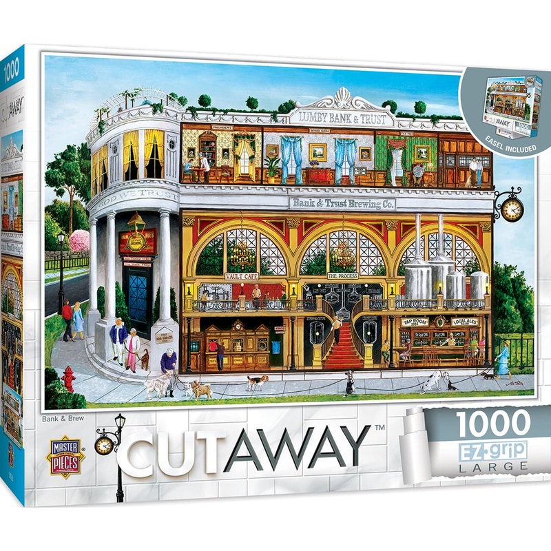 Cutaways – Bank & Brew – 1000 Piece EZGrip Puzzle