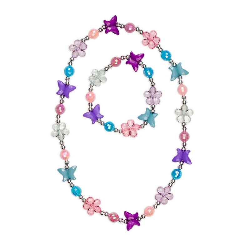 Flutter Me By Necklace and Bracelet Set