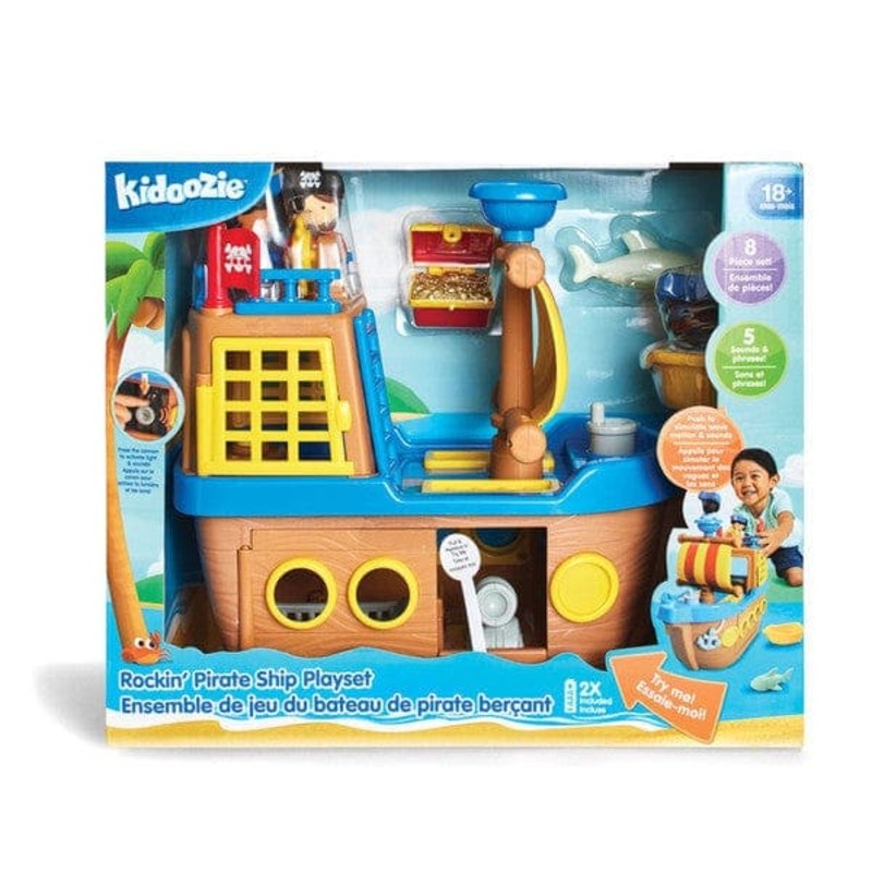 Kidoozie Rockin’ Pirate Ship Playset