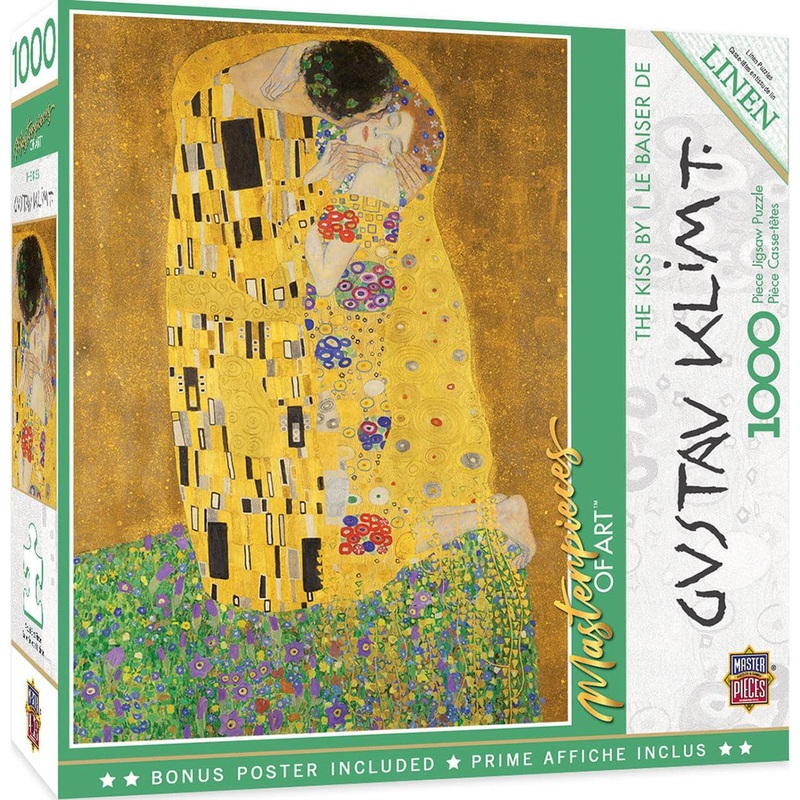 Masterpieces of Art – The Kiss – 1000 Piece Puzzle
