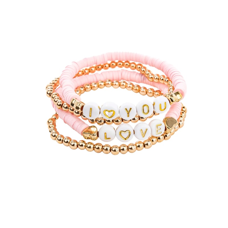 Pink Love Bracelets