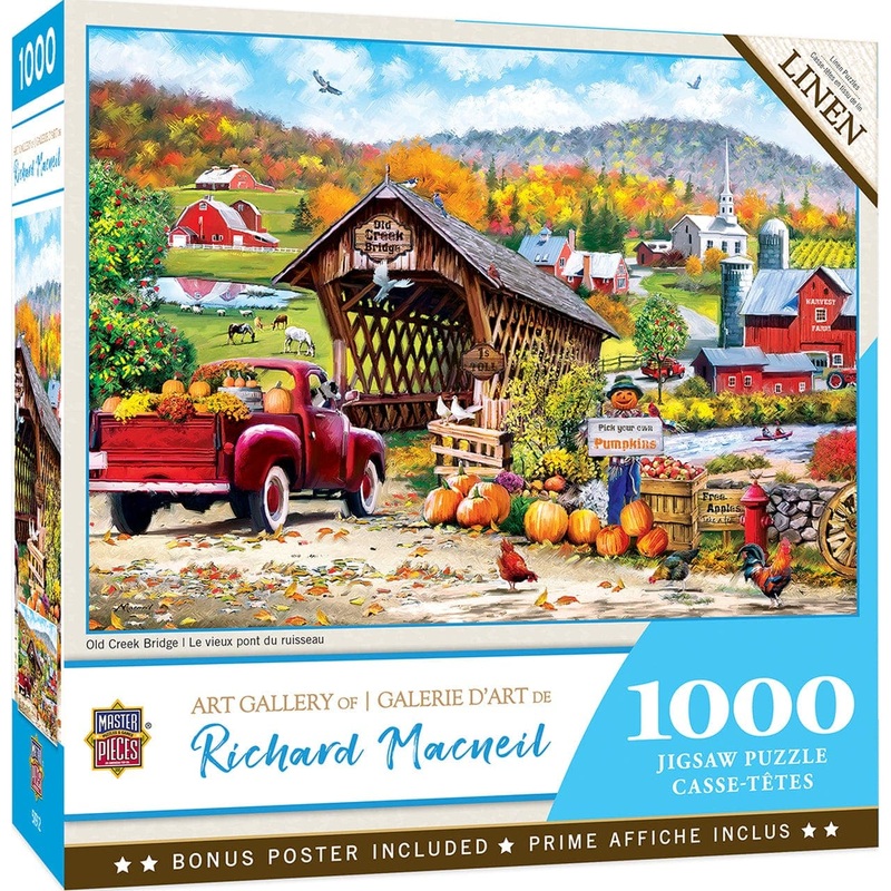 Richard Macneil Art Gallery – Old Creek Bridge – 1000 Piece Puzzle