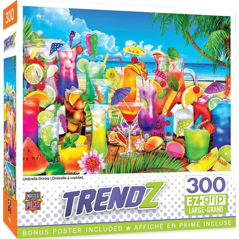Trendz – Umbrella Drinks – 300 Piece EzGrip Puzzle