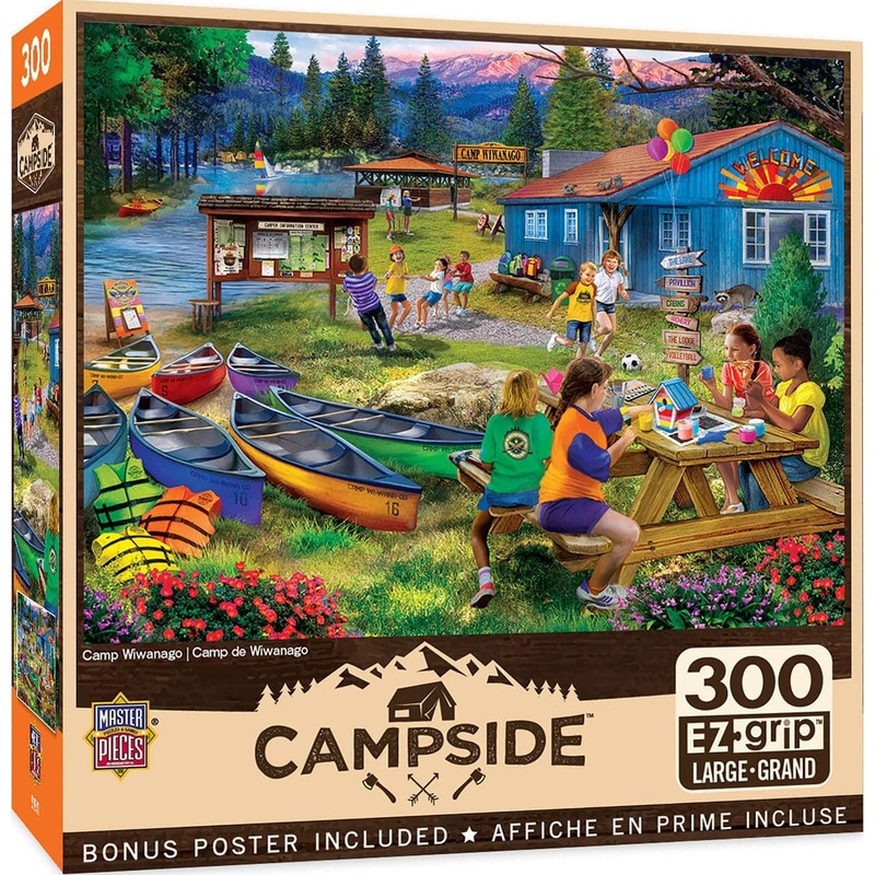 Campside – Camp Wiwanago – 300 Piece EzGrip Puzzle