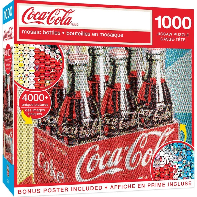 Coca-Cola – Photomosaic Bottles – 1000 Piece Puzzle