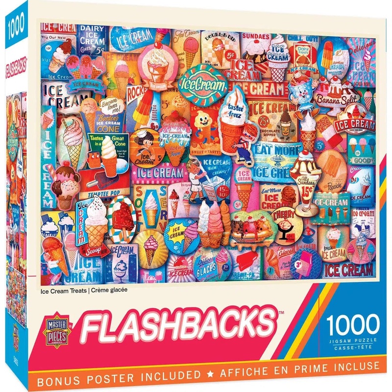 Flashbacks – Ice Cream Treats – 1000 Piece Puzzle