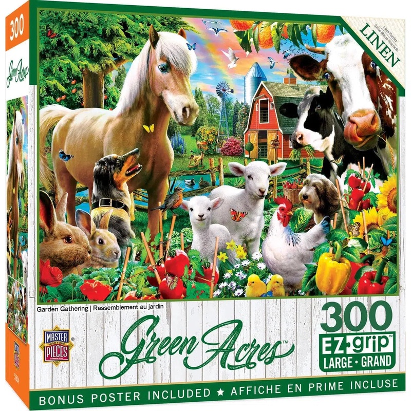 Green Acres – Garden Gathering – 300 Piece EzGrip Puzzle