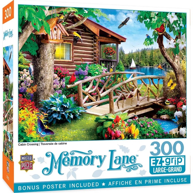 Memory Lane – Cabin Crossing – 300 Piece EzGrip Puzzle