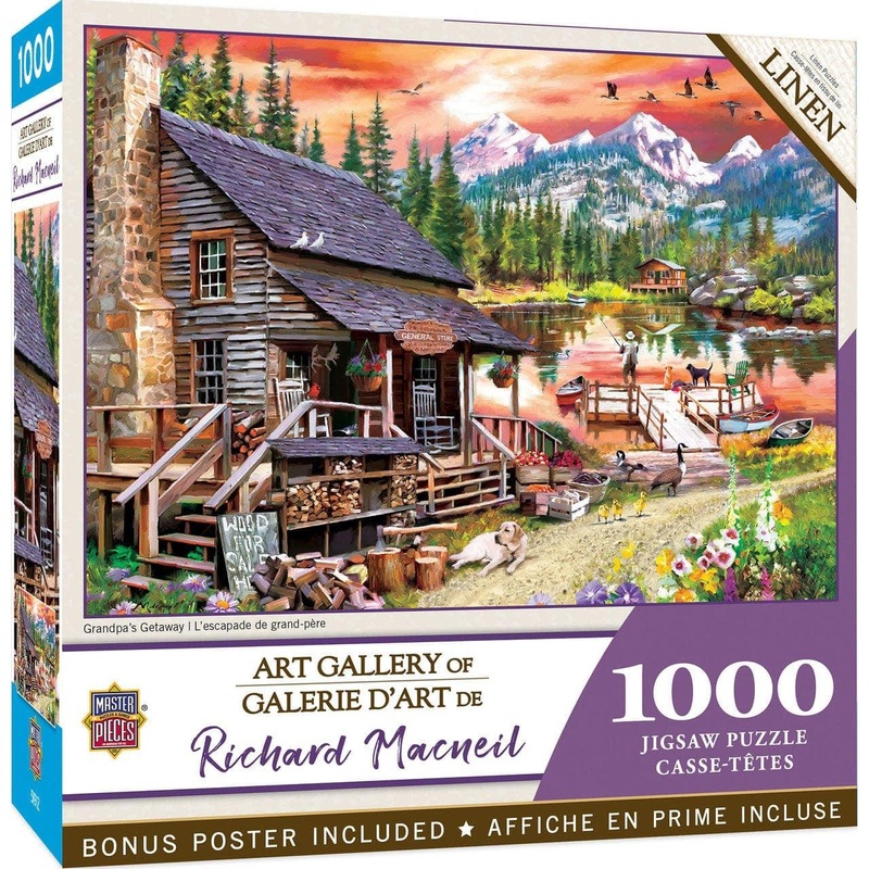 Richard Macneil Art Gallery – Grandpa’s Getaway – 1000 Piece Puzzle