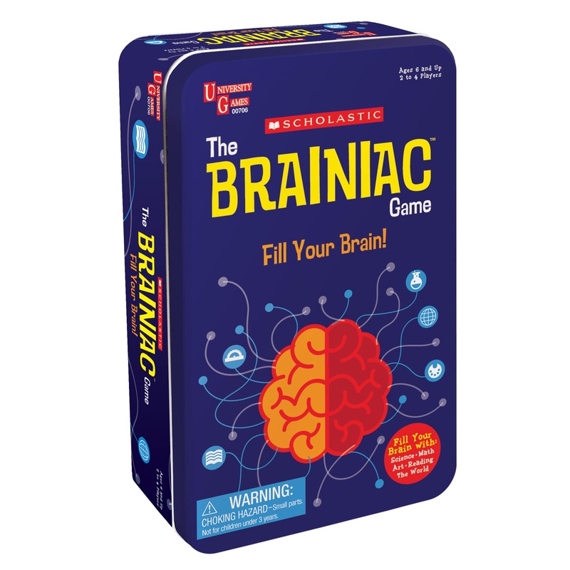 Scholastic Brainiac Game Tin