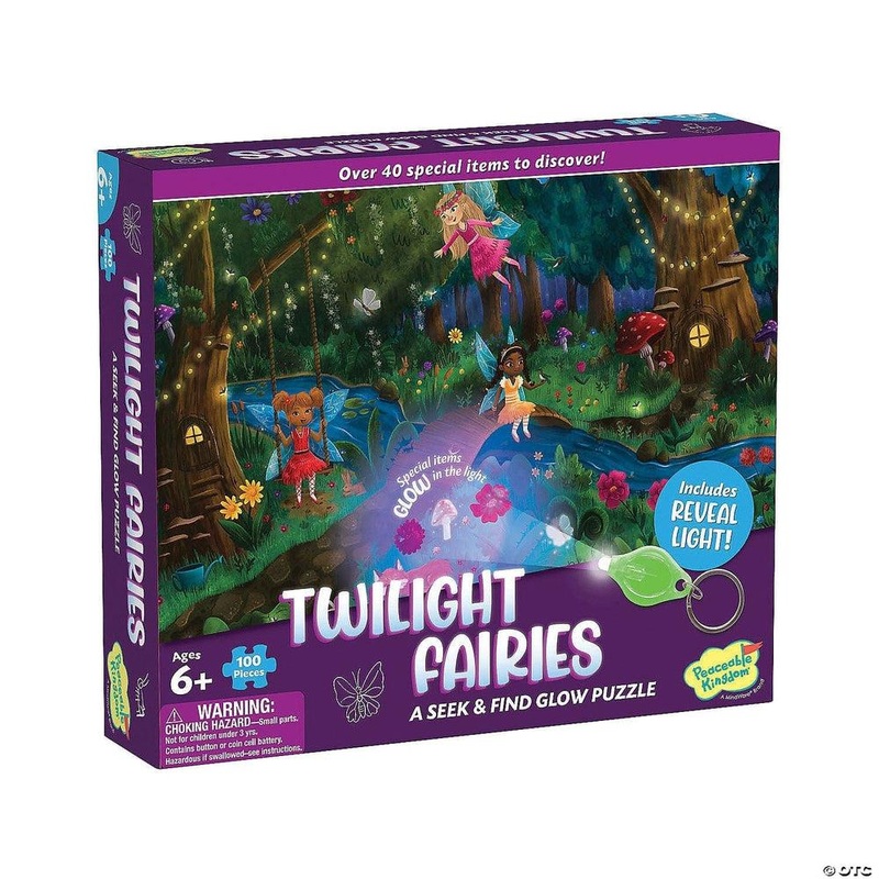 Seek and Find Glow Puzzle – Twilight Fairies