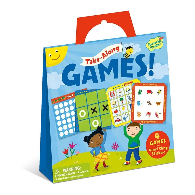 Take Along Games Reusable Sticker Tote