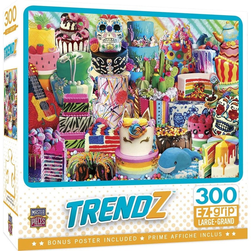 Trendz – Fancy Cakes – 300 Piece EZGrip Puzzle