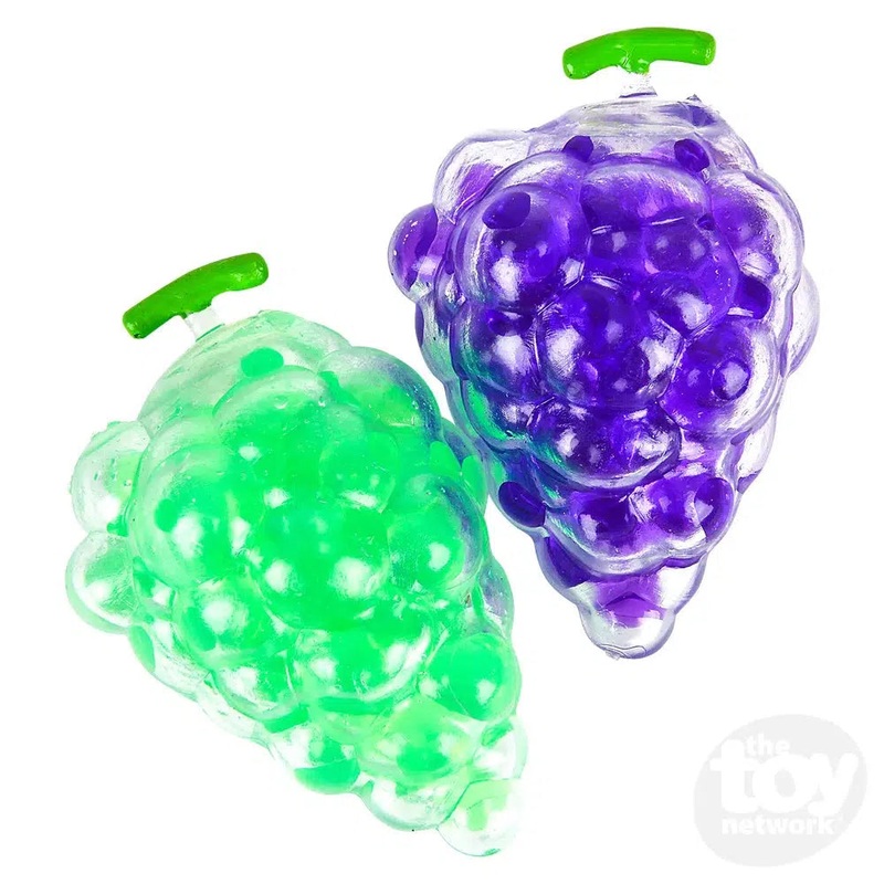 3.75 Squeeze Bead Grapes Assorted Colors