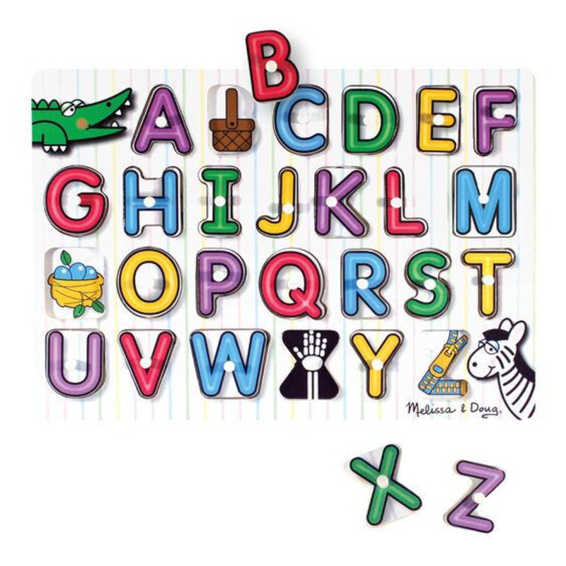 Lift & See Peg Puzzle – Alphabet