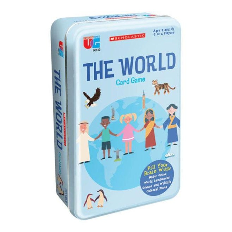 Scholastic The World Card Game Tin