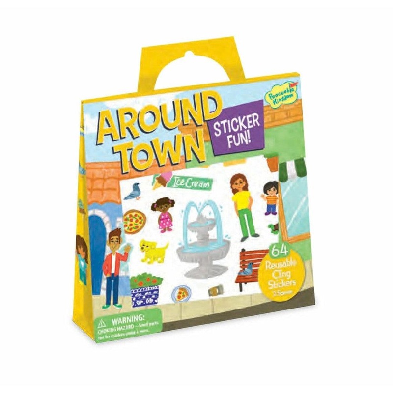 Around Town Reusable Sticker Tote