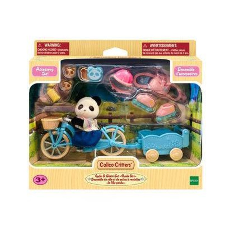 Calico Critters Cycle and Skate Set – Panda Girl