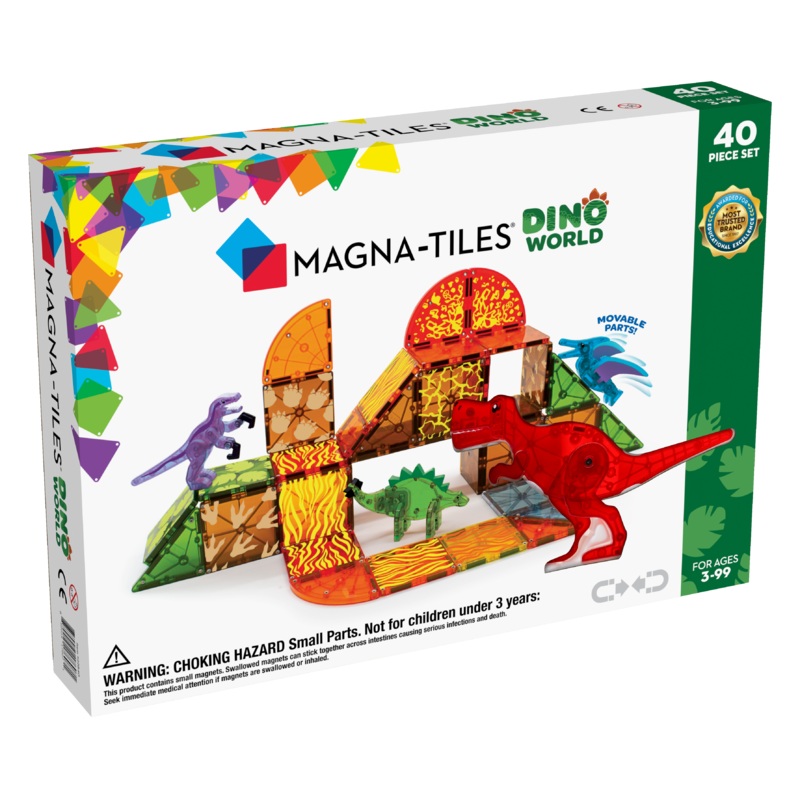Magna-Tiles Dino World 40 Pieces