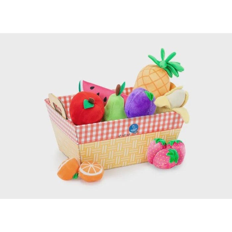 Plush Fruit Basket