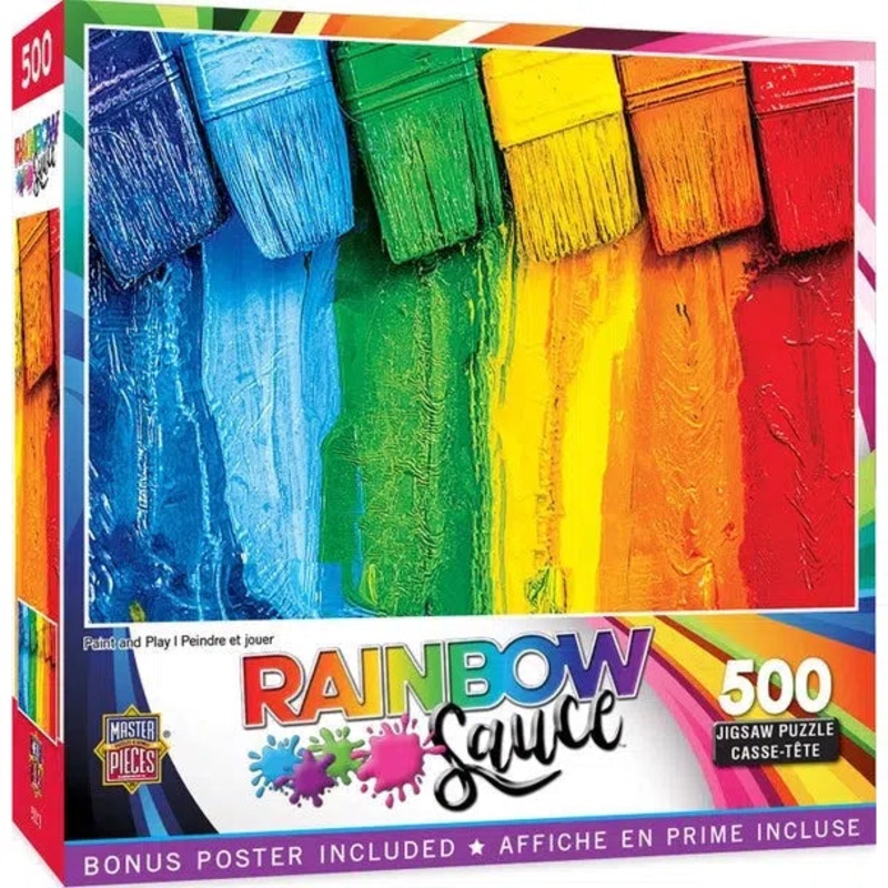 Rainbow Sauce – Paint and Play – 500 Piece Puzzle