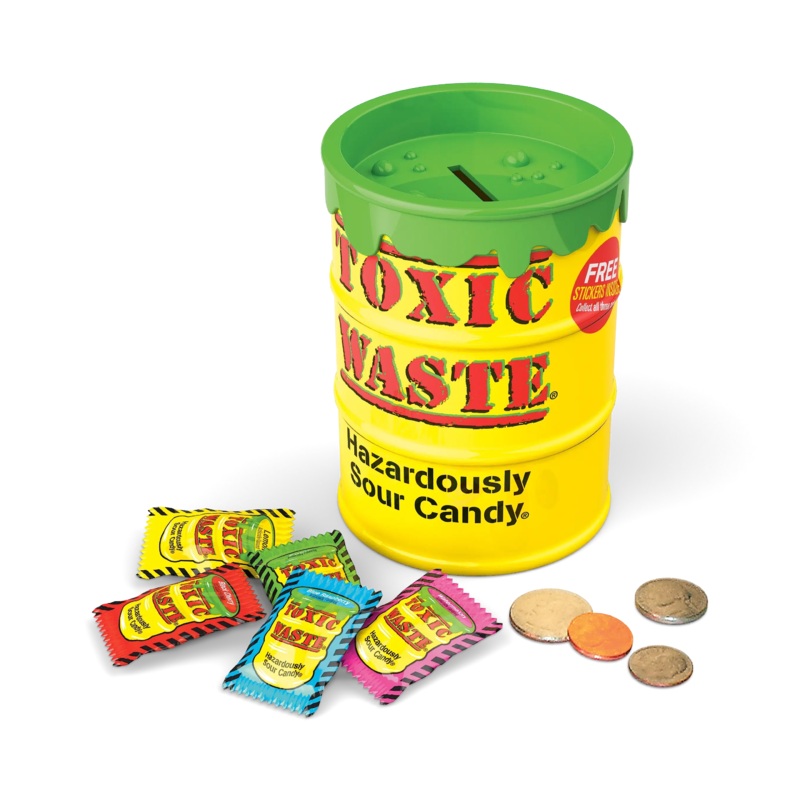 Toxic Waste Original Yellow Bank 3 oz.