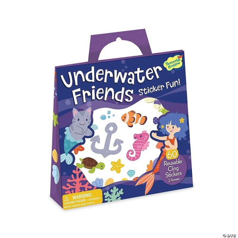 Underwater Friends Reusable Sticker Tote