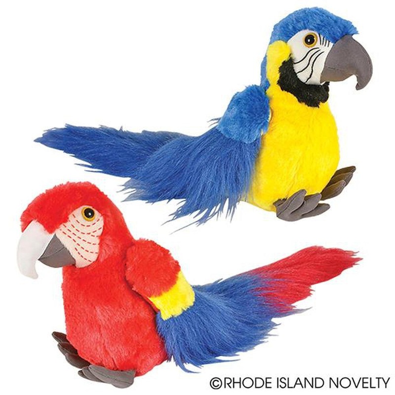 8 Animal Den Macaw Plush