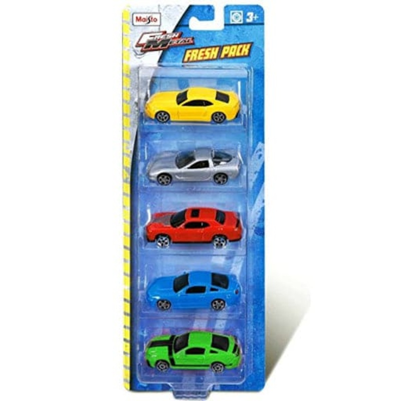 1:64 3 Fresh Metal 100 Fresh Five Cars Assorted Styles