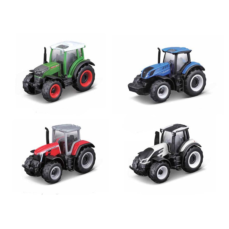 1:64 3 Mini Work Machines Tractors Assorted Styles