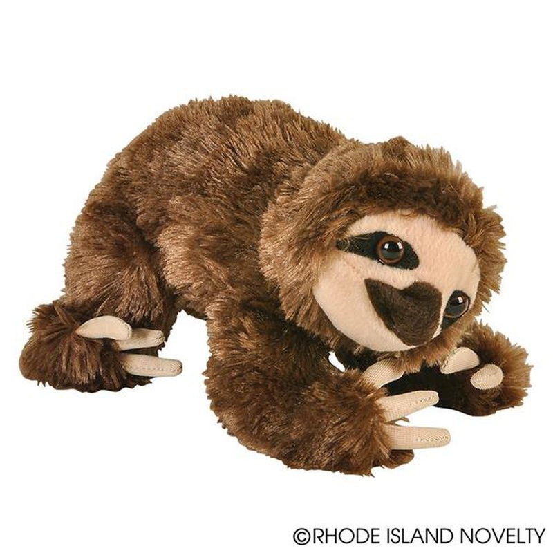 8 Animal Den Brown Sloth Plush