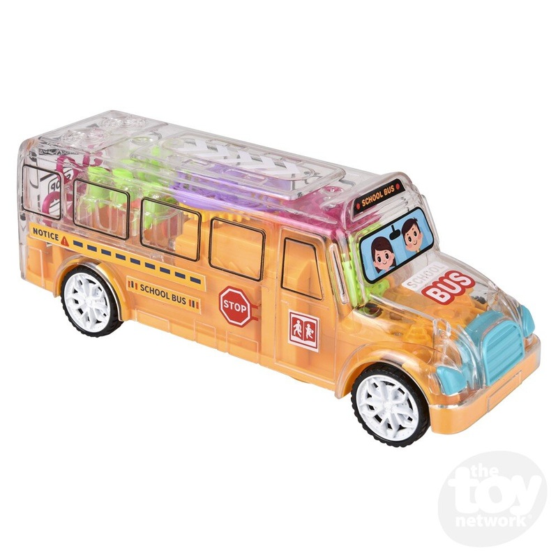 8 Light-Up Transparent Bus