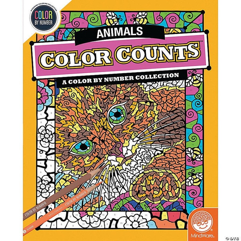 Color By Number – Color Counts – Animals